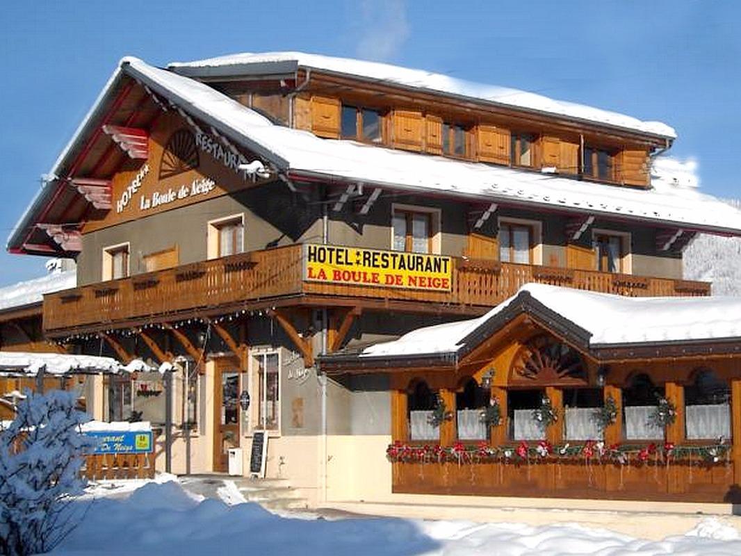Hotel La Boule De Neige Samoëns Esterno foto