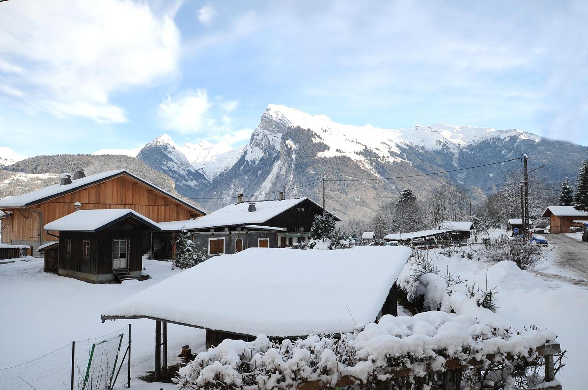 Hotel La Boule De Neige Samoëns Esterno foto