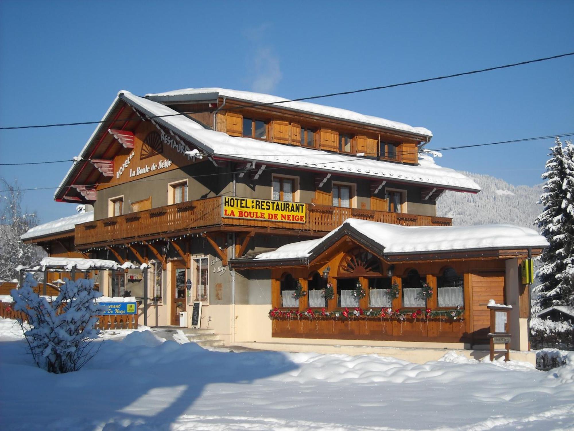 Hotel La Boule De Neige Samoëns Esterno foto