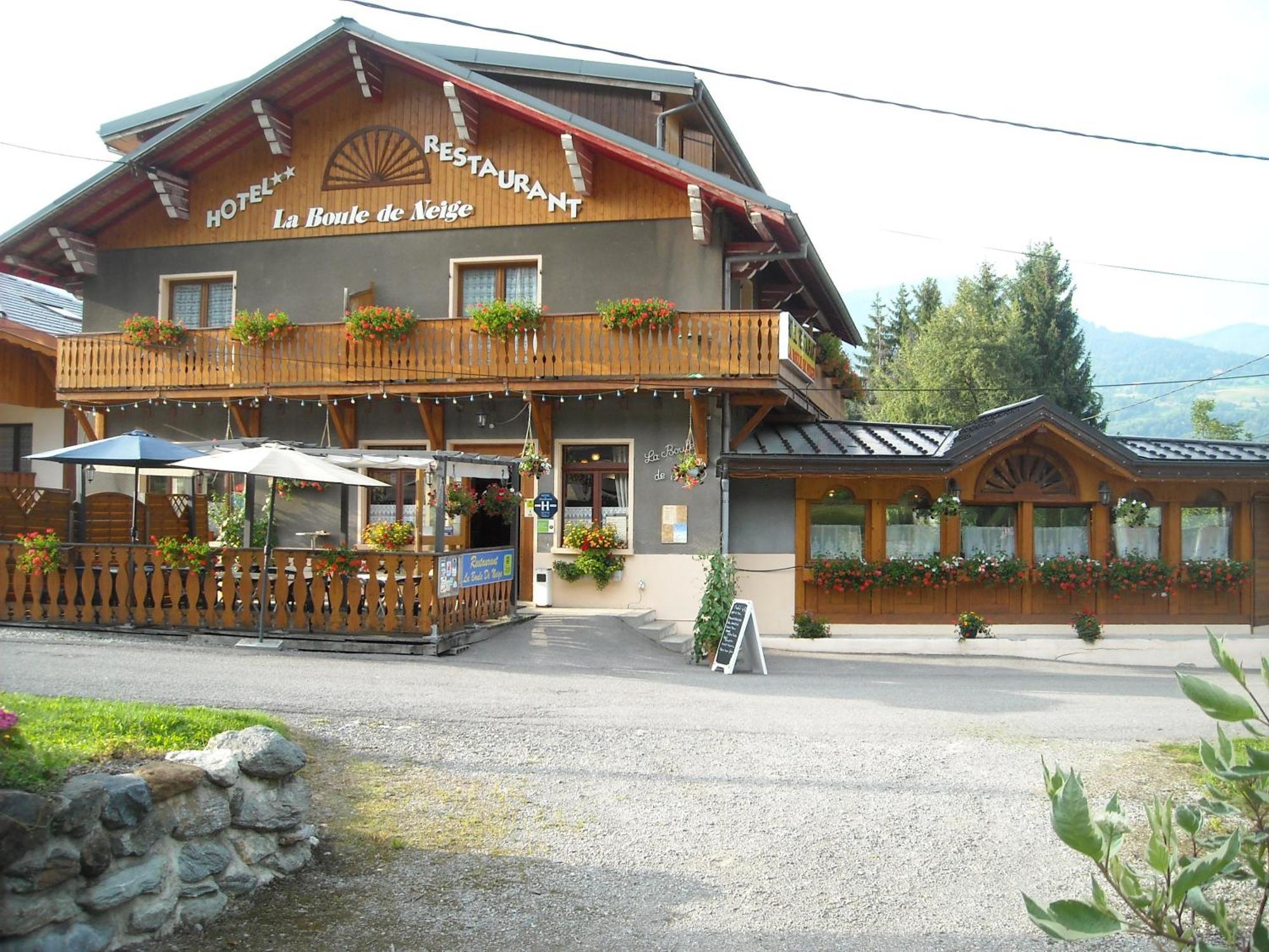 Hotel La Boule De Neige Samoëns Esterno foto